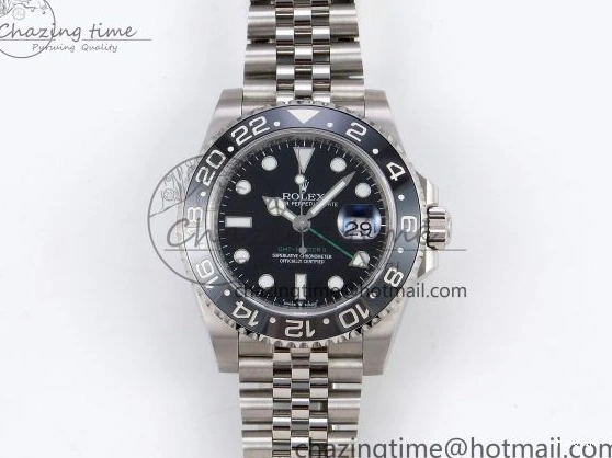 MiroTime 0503 Sporty GMT-Master II 126710 GRNR Black Gray Ceramic 904L Steel 3EF 1:1 Best Edition on Jubilee Strap VR 1339